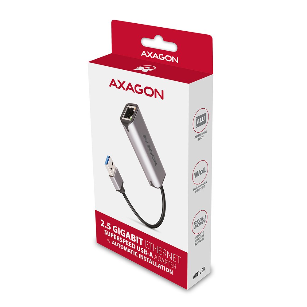 EAN 8595247906601 - Axagon ADE-25R adaptador y tarjeta de red Ethernet 2500 Mbit/s imagen 7