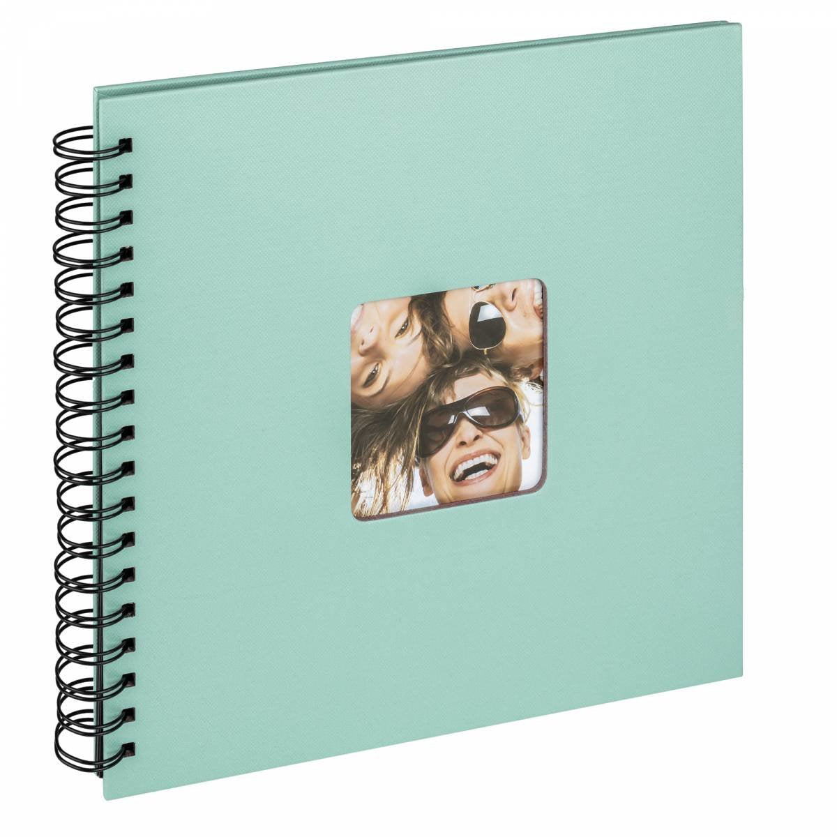 Walther Fun Verde Menta 26x25 40 Paginas Negras Wire-O Sa108a