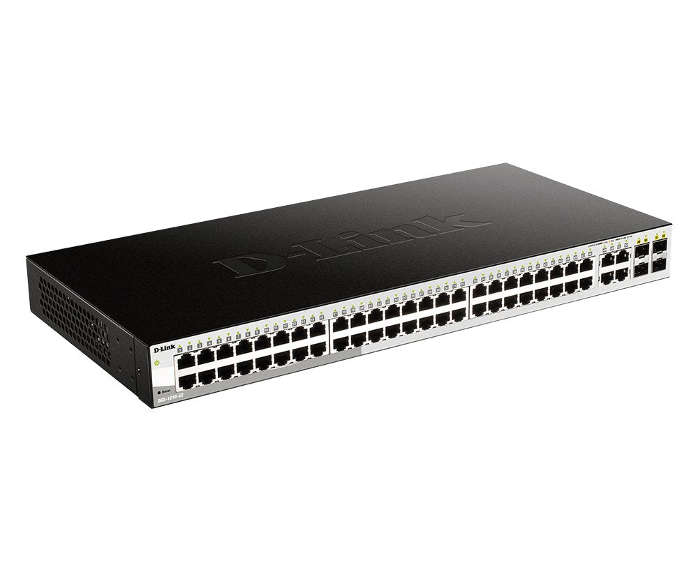 Switch D-Link Dgs-1210-52 Smart+ 52 Puertos Rj-45 10 100 1000 Sfp