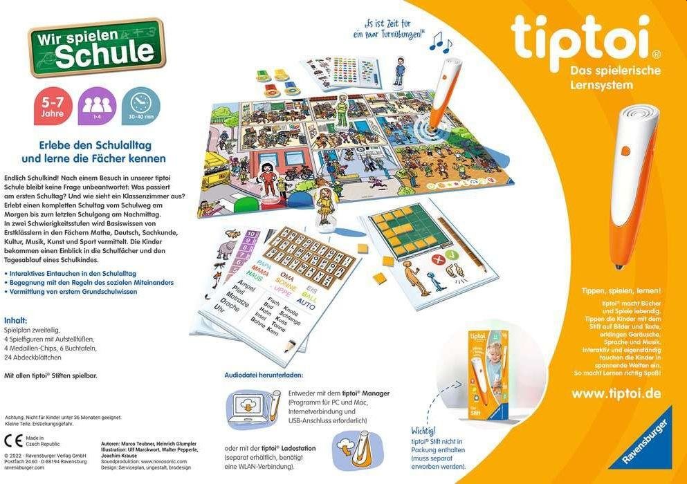 EAN 4005556001231 - tiptoi Wir spielen Schule 20 min Juego de mesa Educativo imagen 2