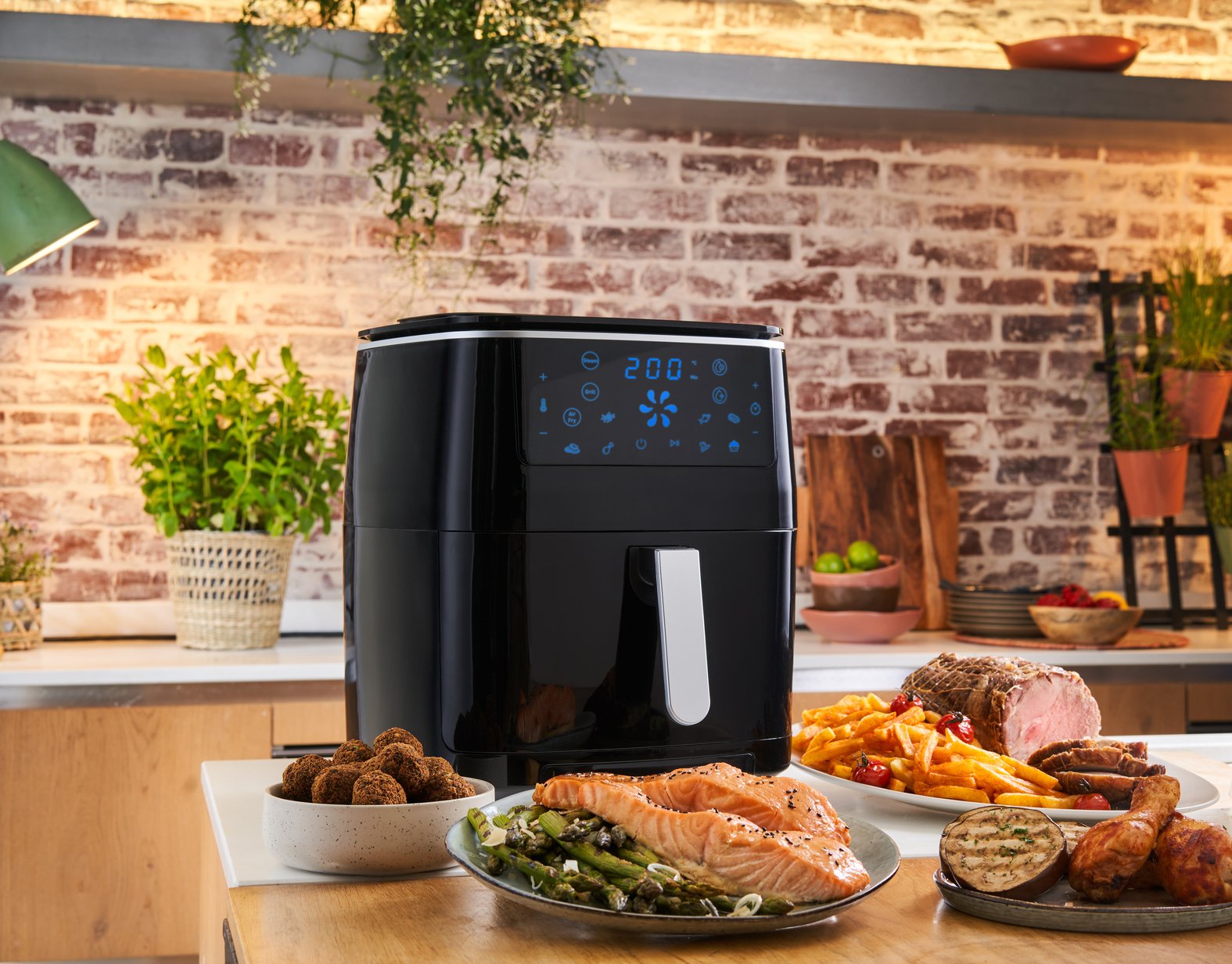 Tefal 3 En 1 Easy Fry Grill & Steam, Freidora De Aire Fw2018