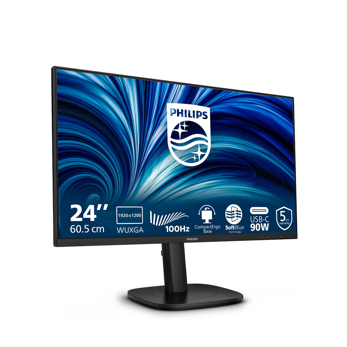 EAN 8721038004434 - Philips 3000 series 24B2U3301D/00 pantalla para PC 61,2 cm (24.1") 1920 x 1200 Pixeles WUXGA LCD Negro imagen 3