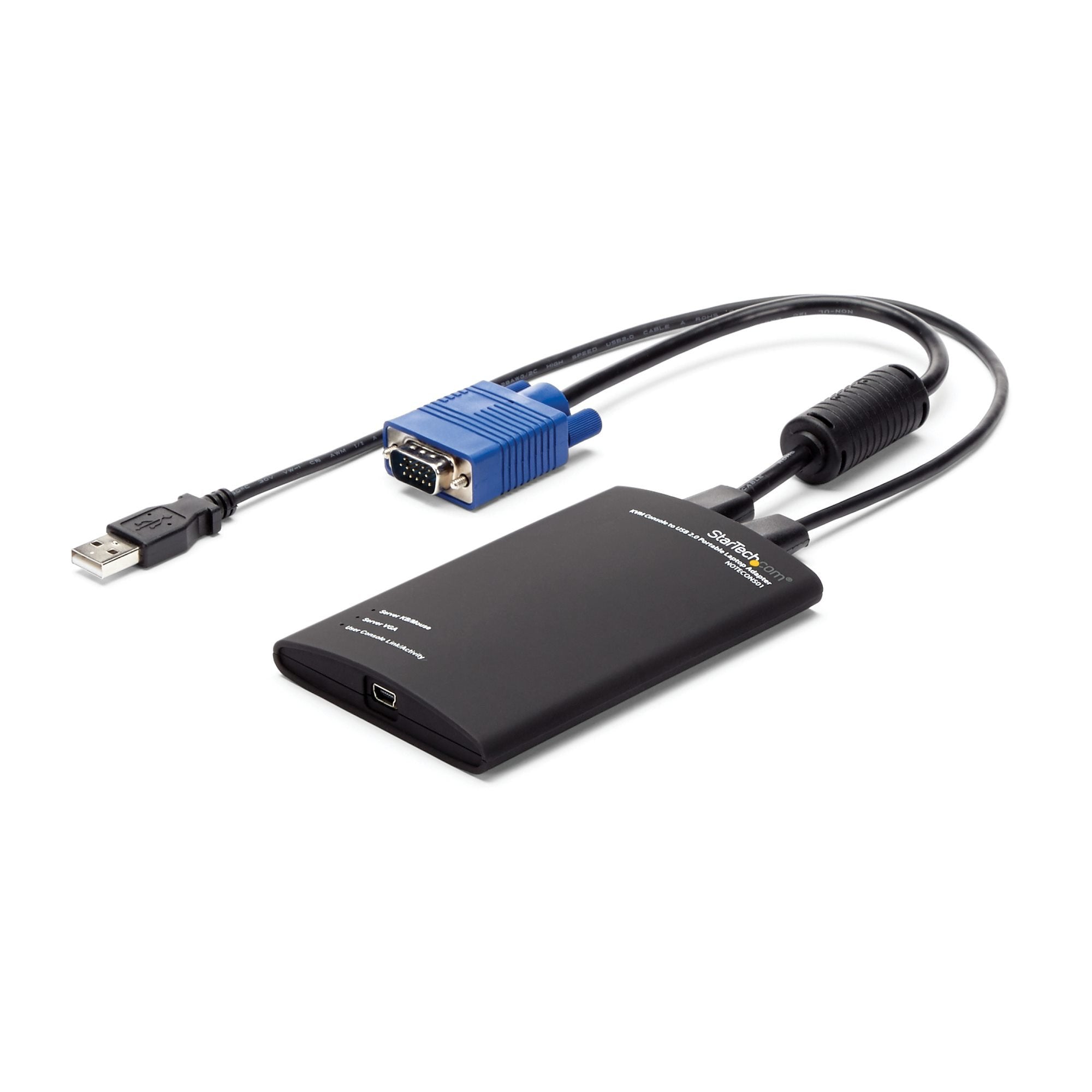 EAN 0065030835312 - StarTech.com NOTECONS01 cable para video, teclado y ratón (kvm) Negro imagen 1