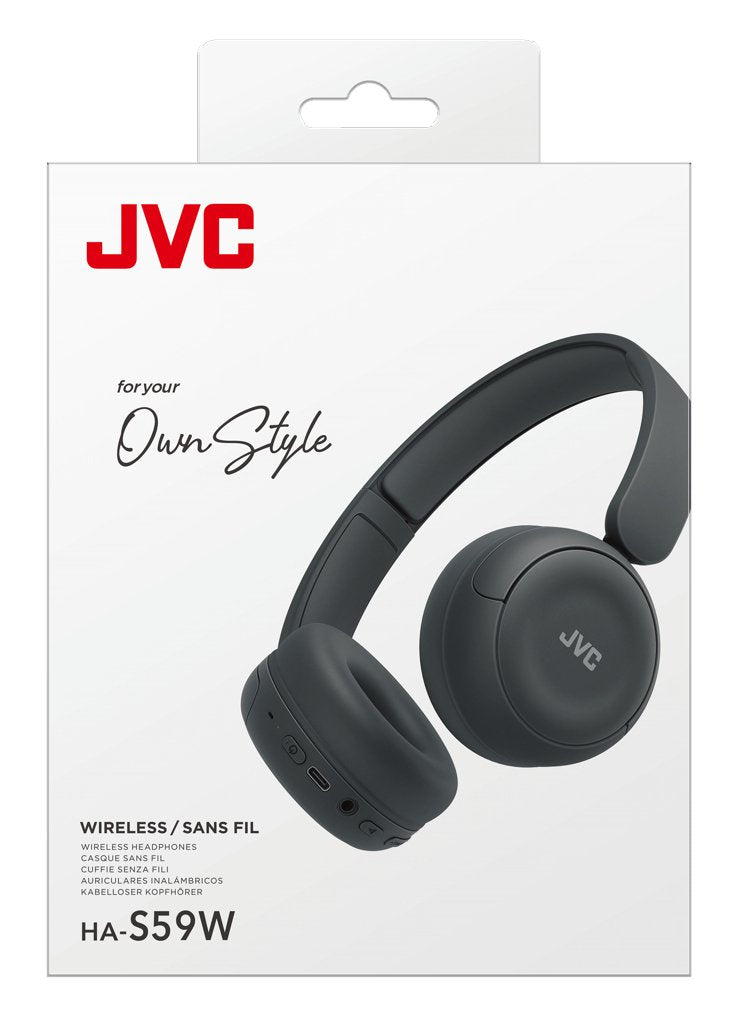 Auriculares Jvc Ha-S59w Inalámbrico Y Alámbrico Diadema Música/Uso Diario Usb Tipo C Bluetooth Negro