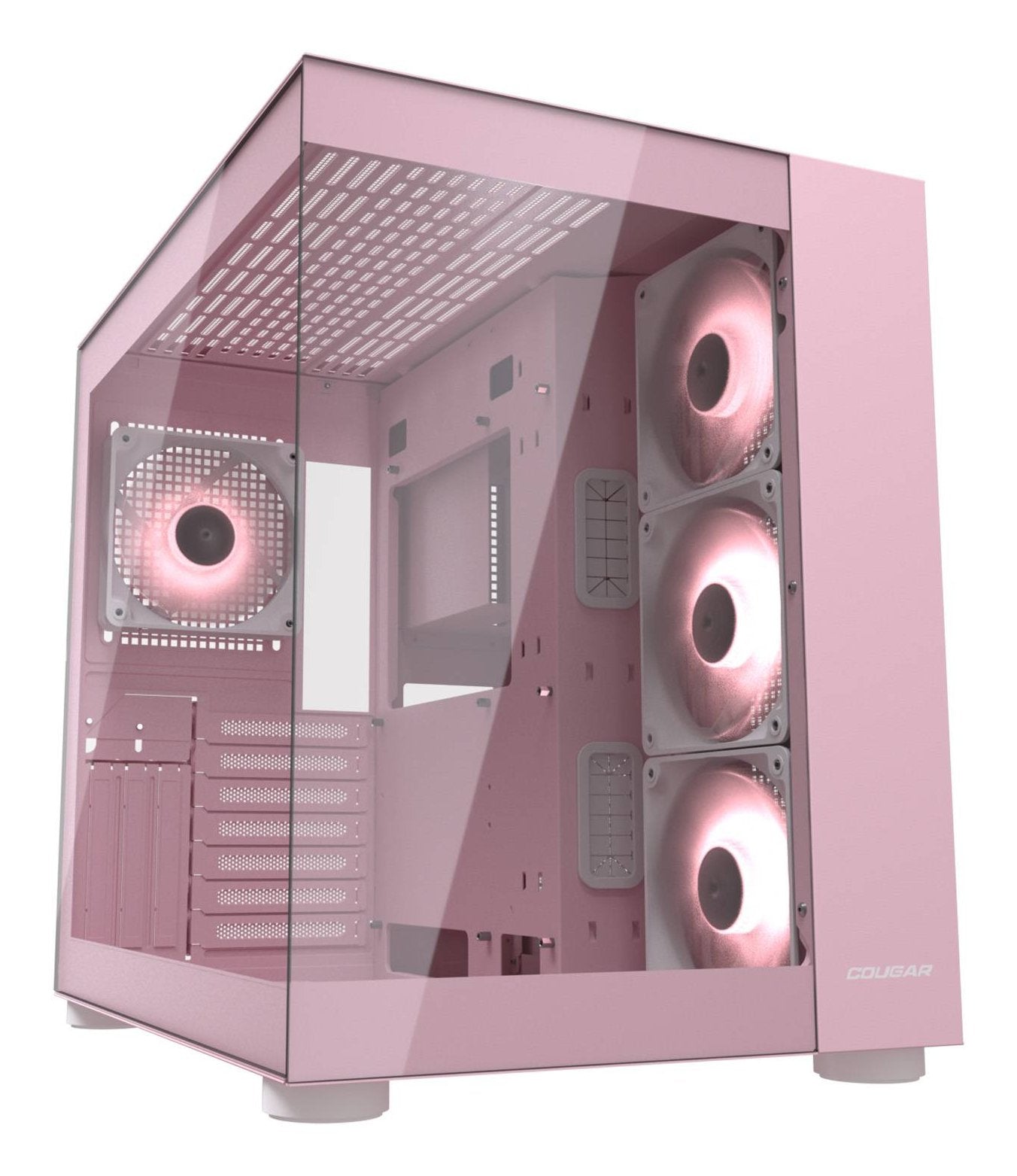 Cougar Caja Midi-Tower, Fv150 Argb, Rosa