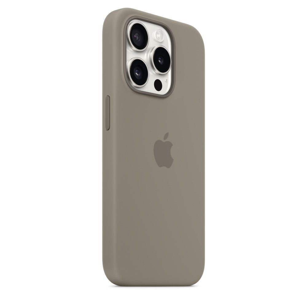 Iphone 15 Pro Silicone Case With Magsafe - Clay