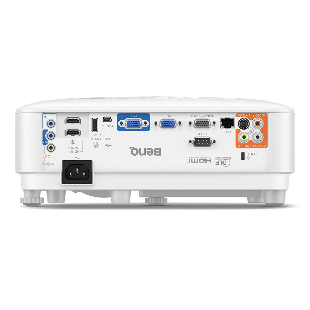 Proyector Benq Mx825sth Para Escritorio 3500 Lúmenes Ansi Dlp Xga (1024x768) Blanco 1m) 3500al12,000:1 15,000 Hrs Lamp Lifean