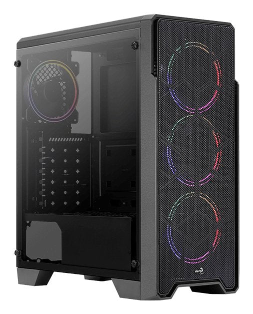 Caja Pc Aerocool Midi Ore Saturn Frgb Black Microatx/Atx/Miniitx Frgb-G-Bk-V1 3xf