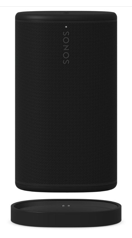 Altavoz Bluetooth Sonos Play Wifi 6 24h Autonomía Ip67 Control Por Voz Sonido Estéreo Trueplay Automático Negro