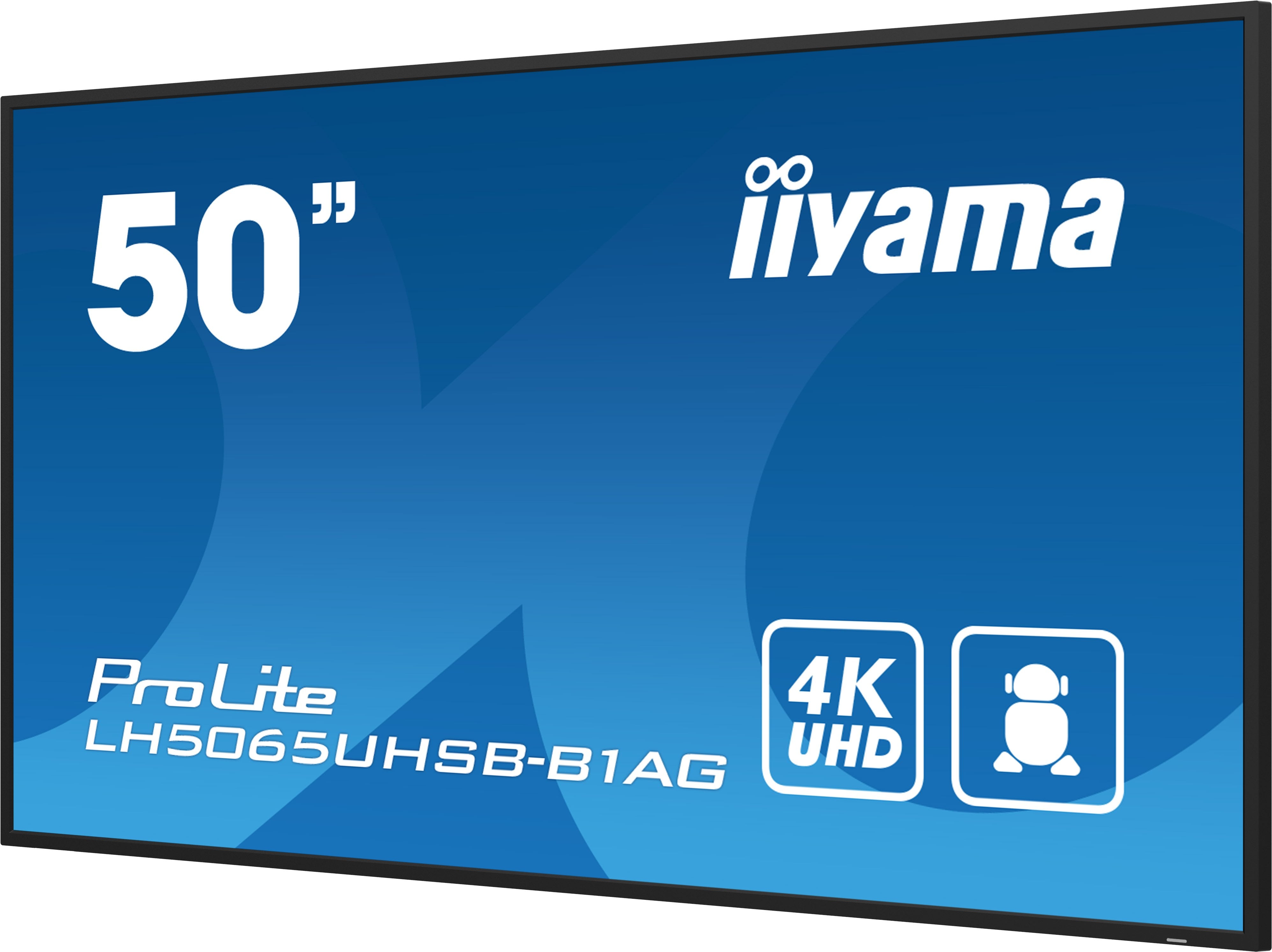EAN 4948570123568 - iiyama LH5065UHSB-B1AG pantalla de señalización Pantalla plana para señalización digital 125,7 cm (49.5") imagen 4