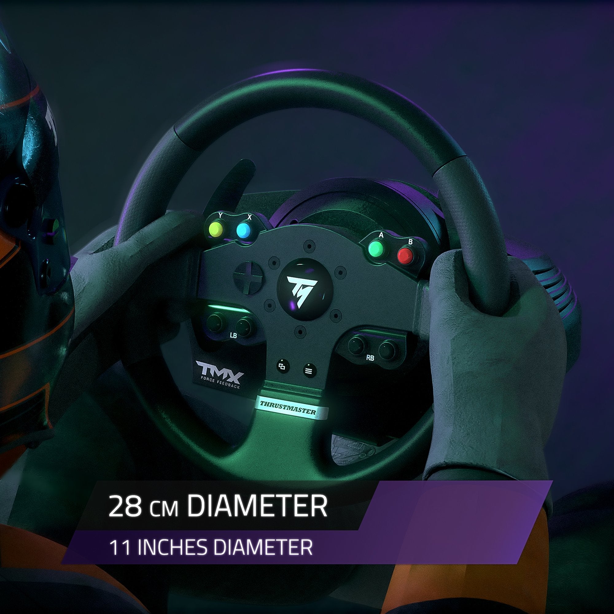 Thrustmaster Tmx Force Feedback Negro Volante Pc, Xbox One Negro, Volante, Pc, Xbox One, Botón Menú, Alámbrico, Negro, Windows 10 Education, Windows 10 Education X64, Windows 10 Enterprise, Windows 10 Enterprise X64,...