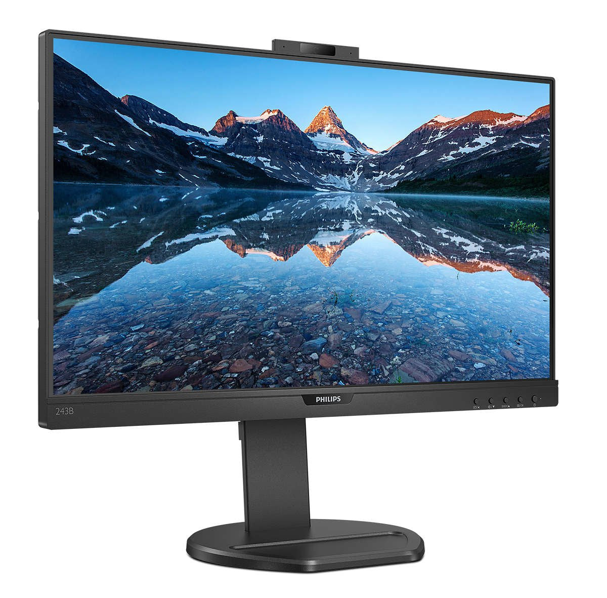 Monitor Profesional Philips 243b9h 23.8' Full Hd Webcam Multimedia Negro