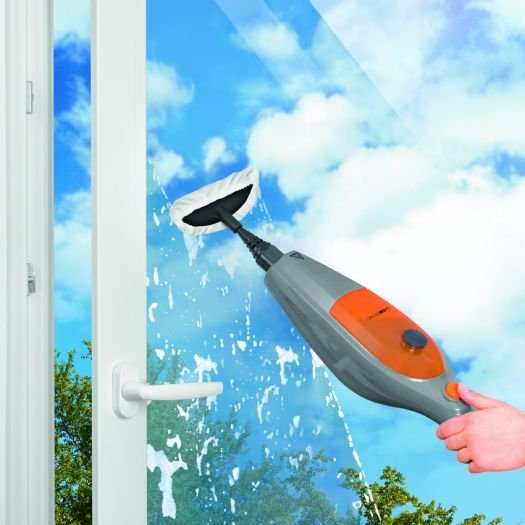 EAN 4006160636215 - Clatronic DR 3539 Limpiador a vapor portátil 0,3 L 1500 W Gris, Naranja imagen 3