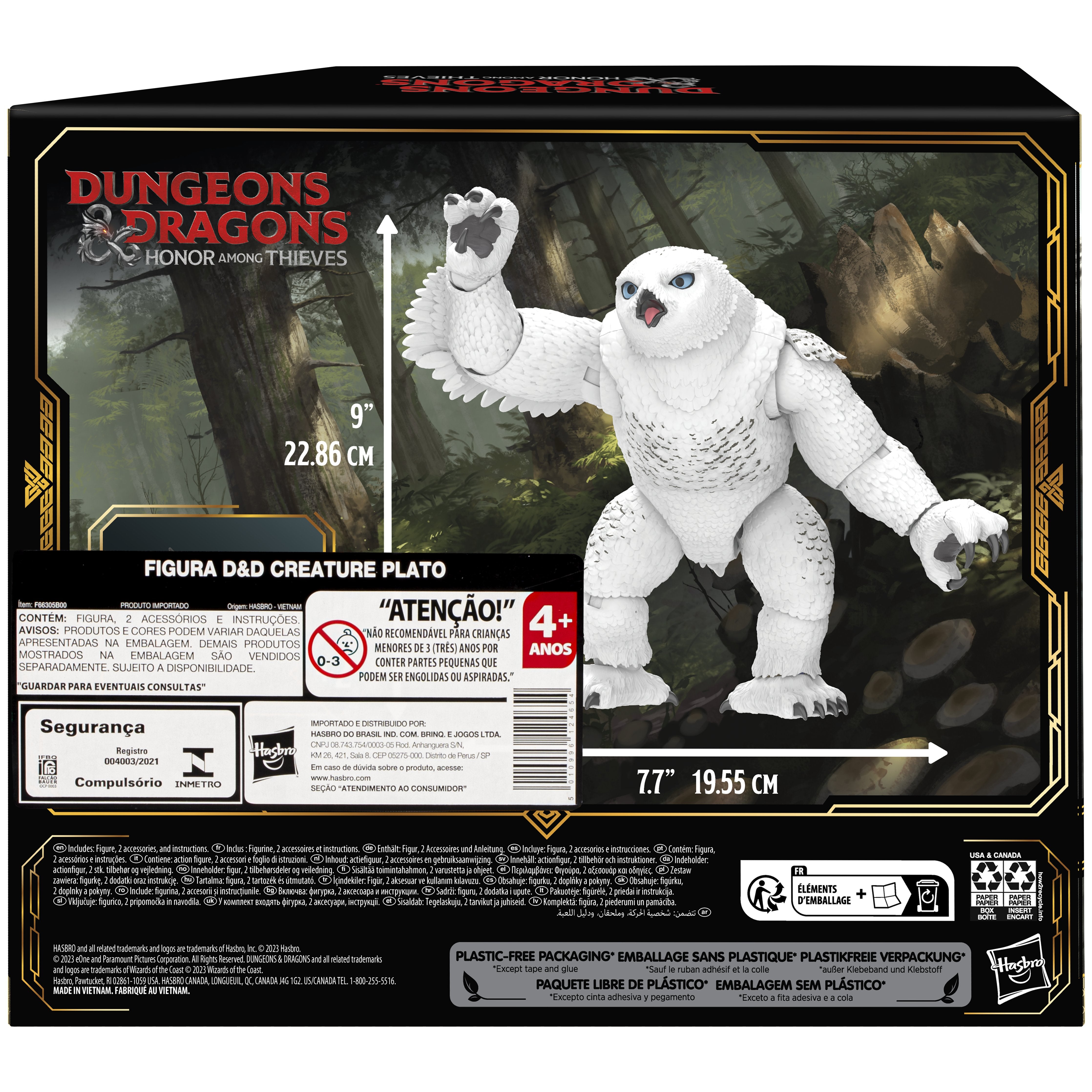 Figura Doric Owlbear Fig 15 Cm Dungeons & Dragons Honor Among Thieves Golden Archive F66305l0