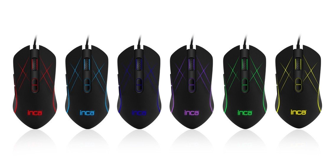 EAN 8681949010163 - Inca IMG-GT12 ratón Juego mano derecha USB tipo A 3200 DPI imagen 3