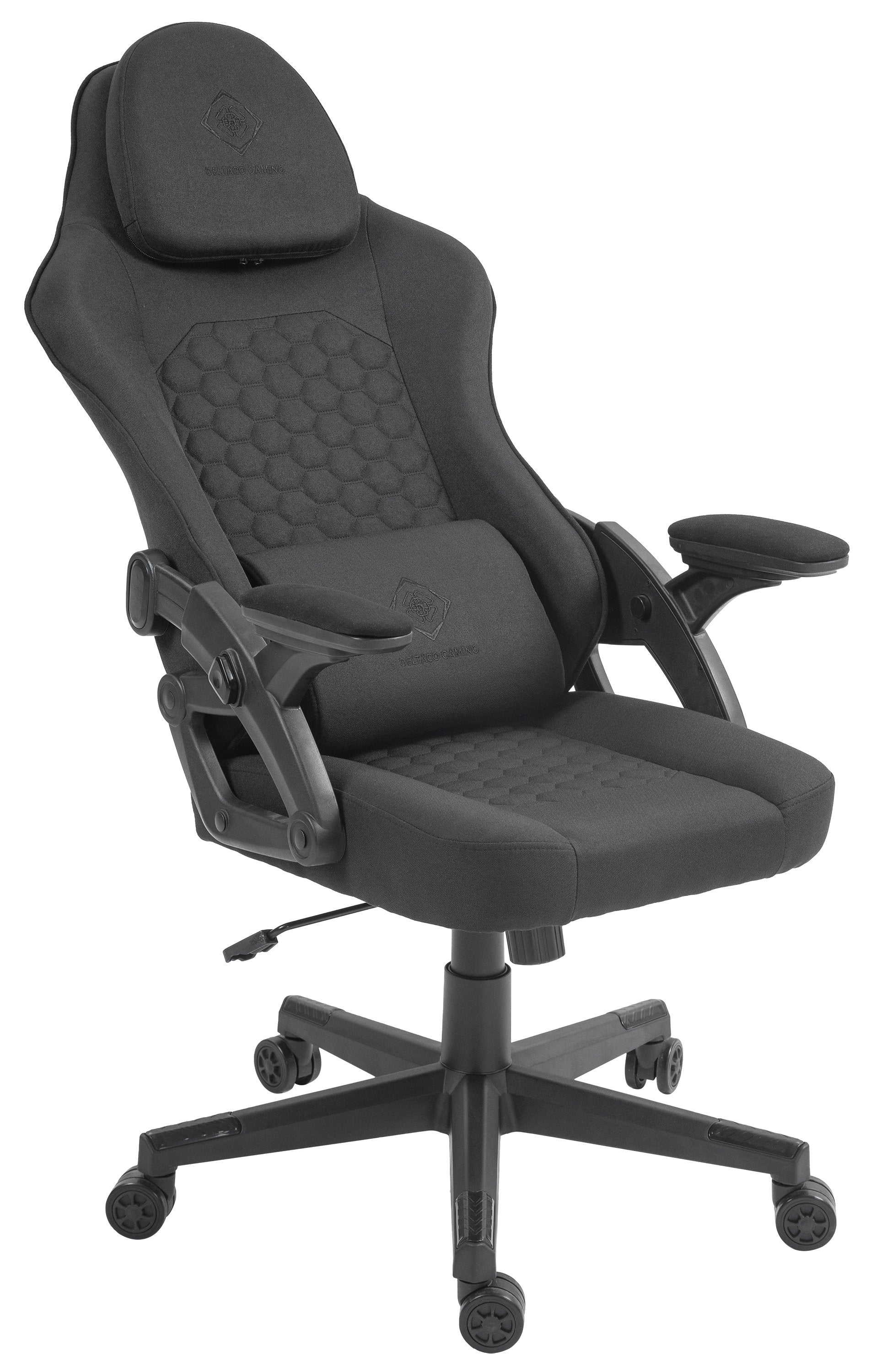 Deltaco Dc130 Gamingstuhl Soft Woven Mesh, Schwarz