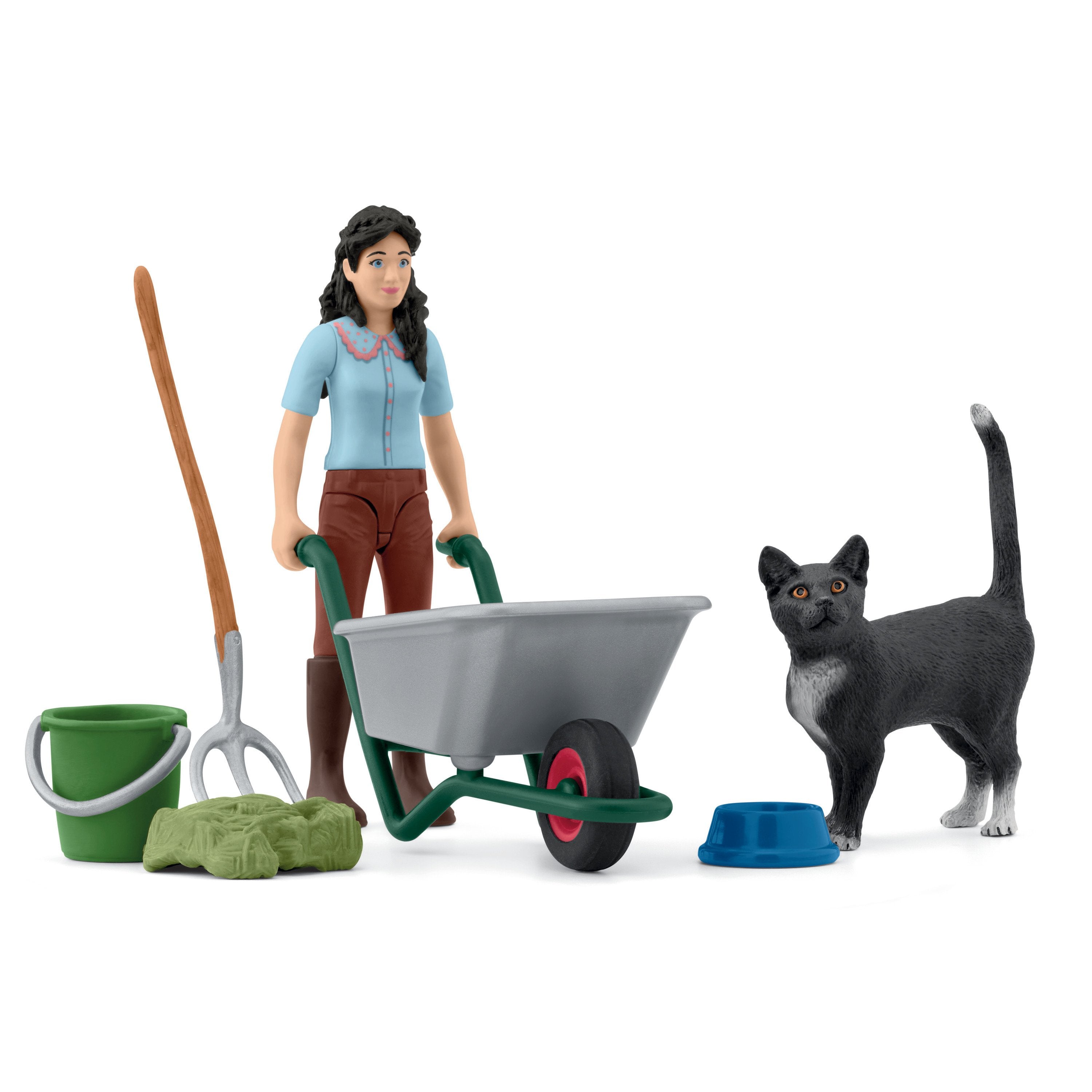 Schleich Horse Club Minging And Care Set, Game Building 42747