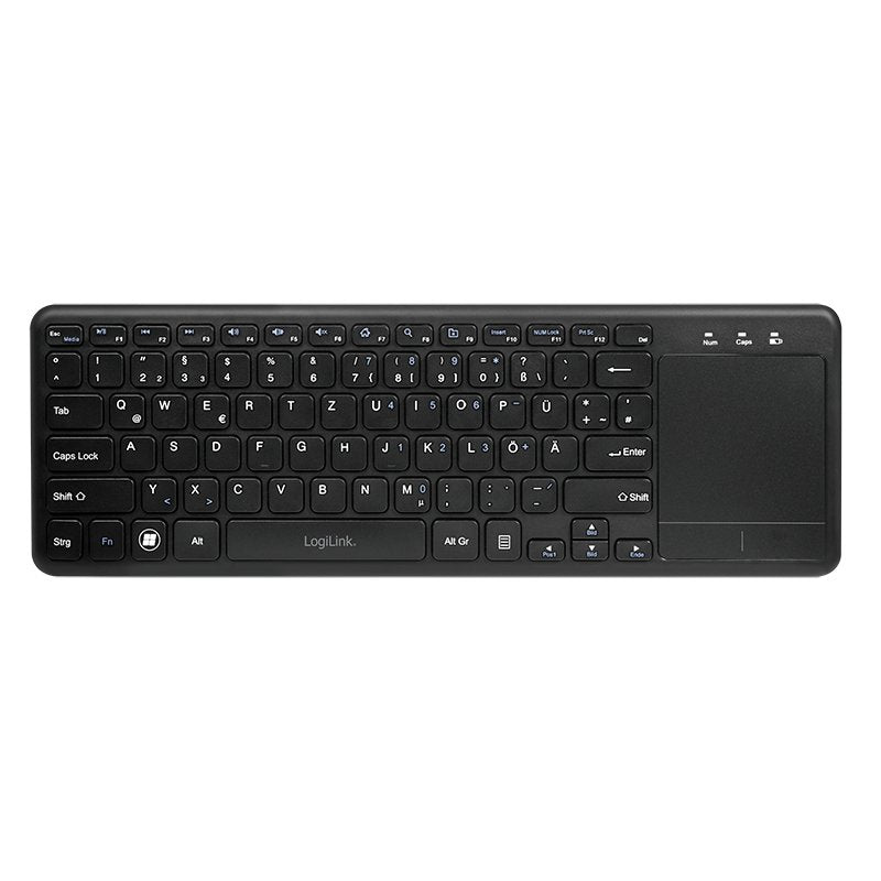 EAN 4052792055276 - LogiLink ID0188 teclado Hogar RF inalámbrico QWERTZ Negro imagen 2