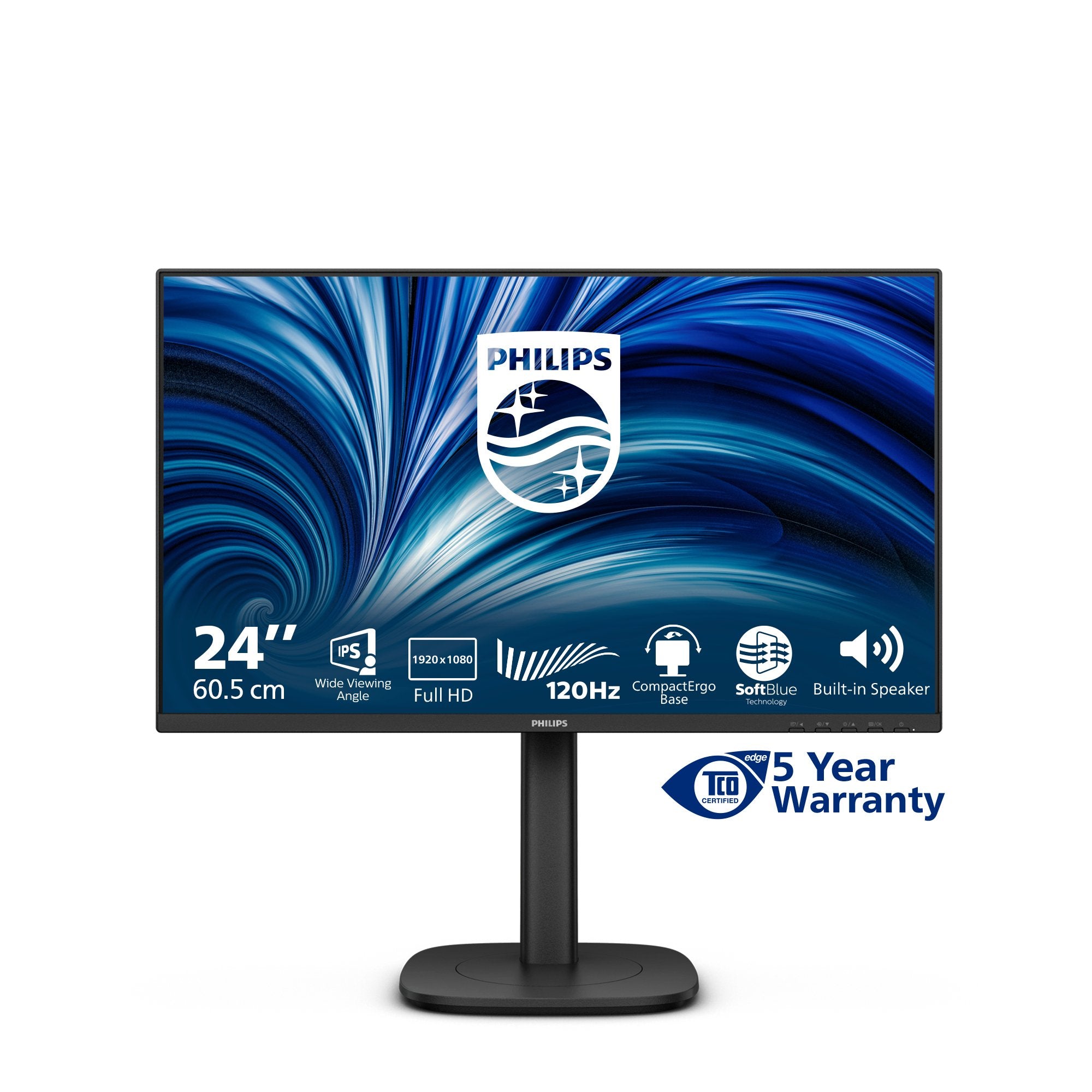 EAN 8721038002270 - Philips 3000 series 24B2N3200J/00 pantalla para PC 60,5 cm (23.8") 1920 x 1080 Pixeles Full HD LCD Negro imagen 3