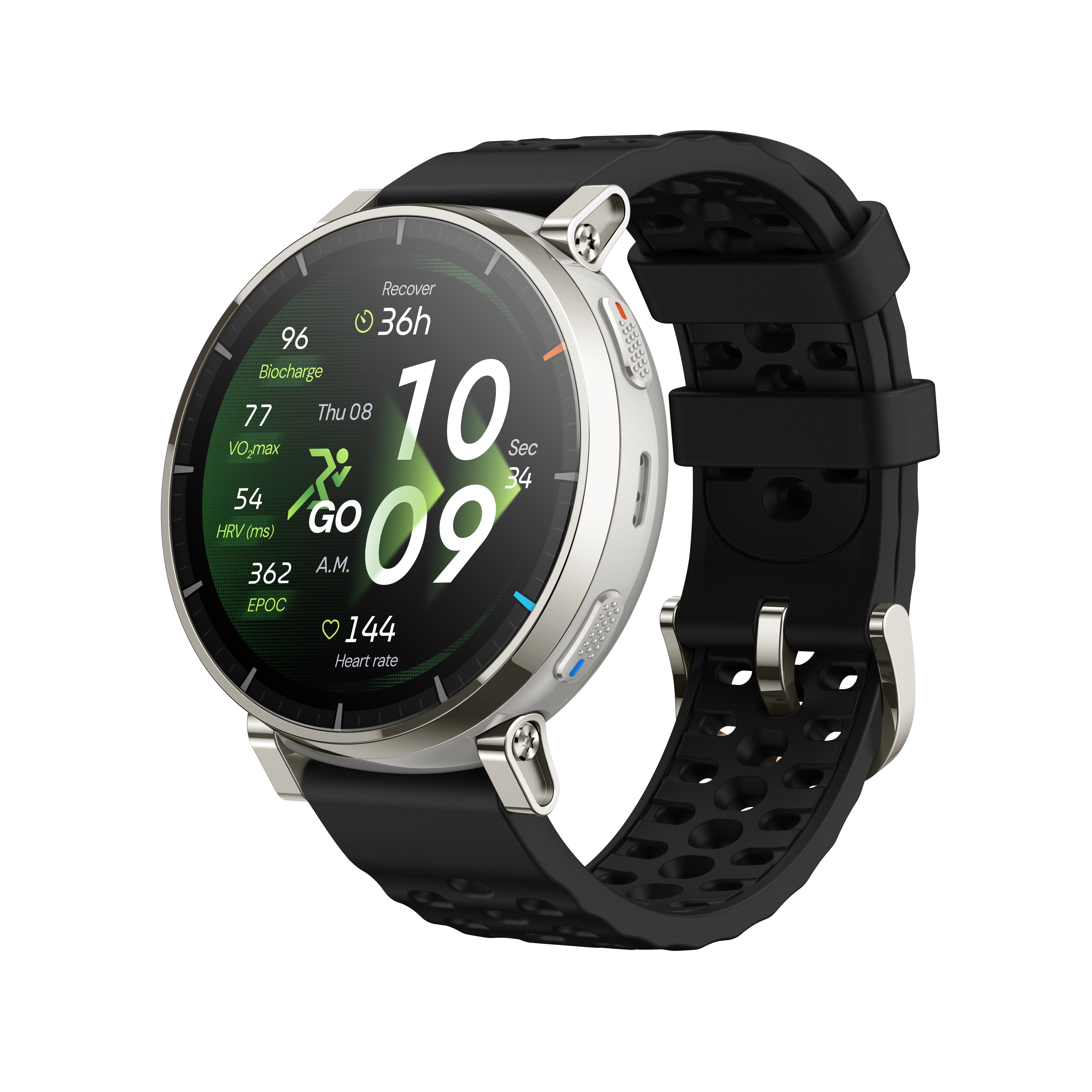 Smartwatch Amazfit Active 3 Premium 1.32" Amoled Táctil Gps Apex Silver