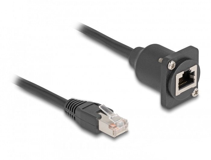Delock Cable Rj45 Tipo D Macho A Hembra Cat.5e Sw 20 Cm