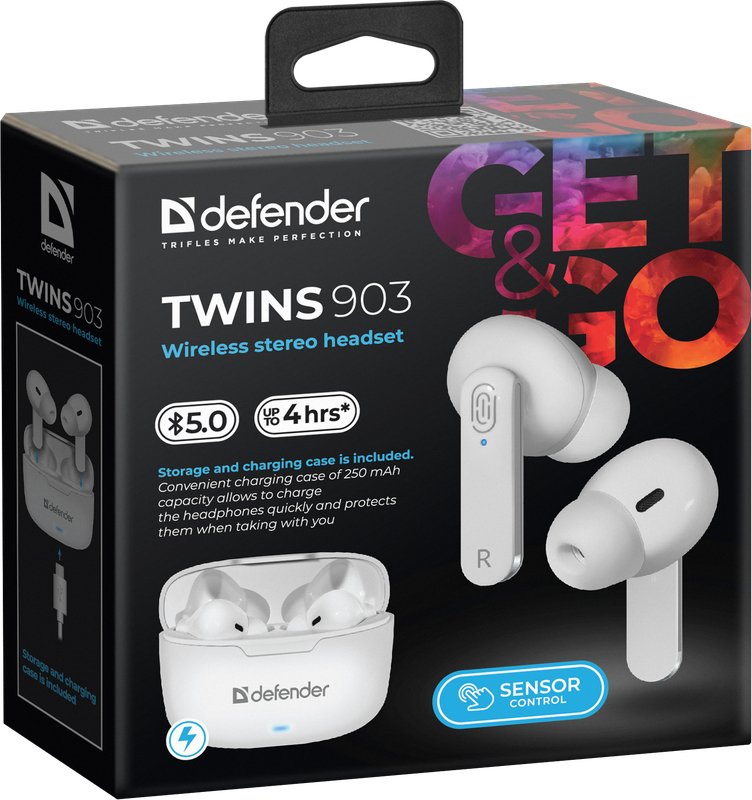 EAN 4714033639033 - Defender TWINS 903 Auriculares True Wireless Stereo (TWS) Dentro de oído Llamadas/Música/Deporte/Uso diar imagen 10