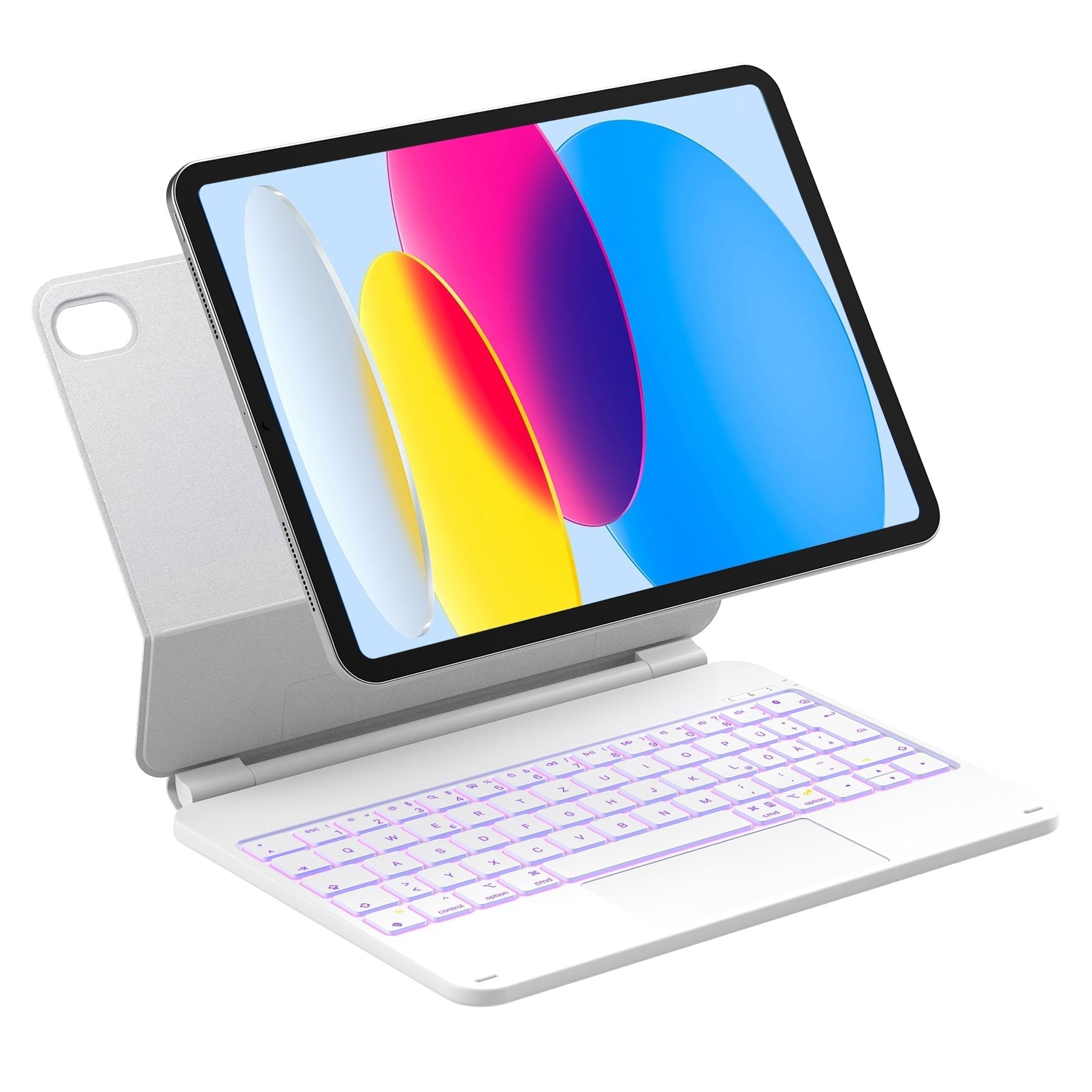 Inateck Kb09119-10 Blanco Ipad-Teclado Con Trackpad Qwertz