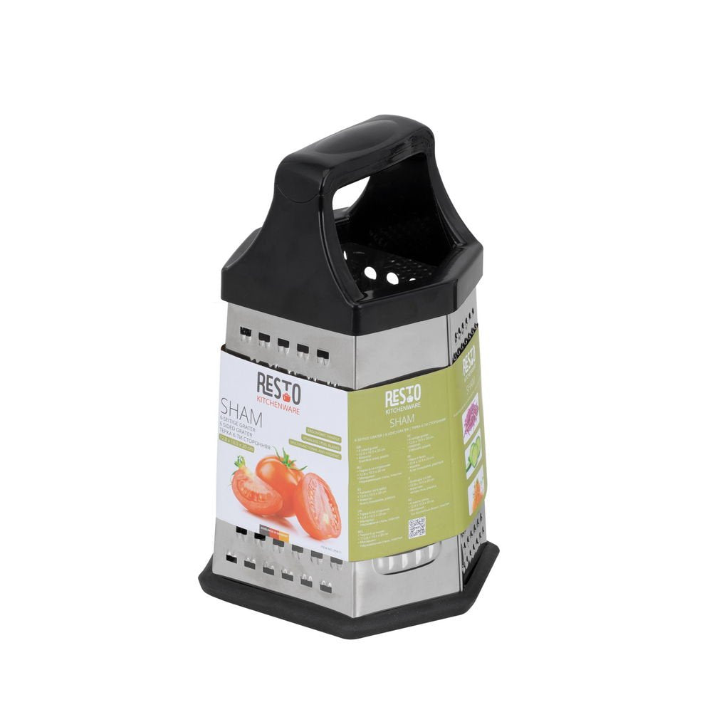 EAN 4260403578742 - Resto Kitchenware 95411 cortador de verduras en espiral o rallador manual Caja ralladora Negro, Acero ino imagen 10