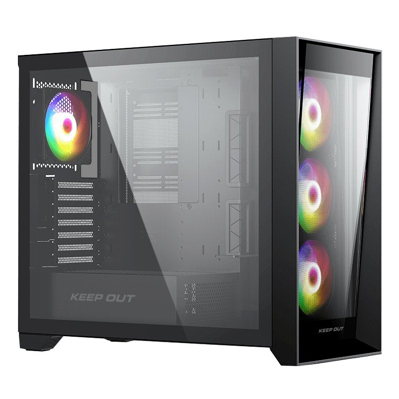 Caja Torre Atx Xc-911proxl+ Master Argb + Type-C Keepout Bahías Int.: 3x3'5/2'5/ 2xusb 3.0, 1xusb-C/ Audio In/Out