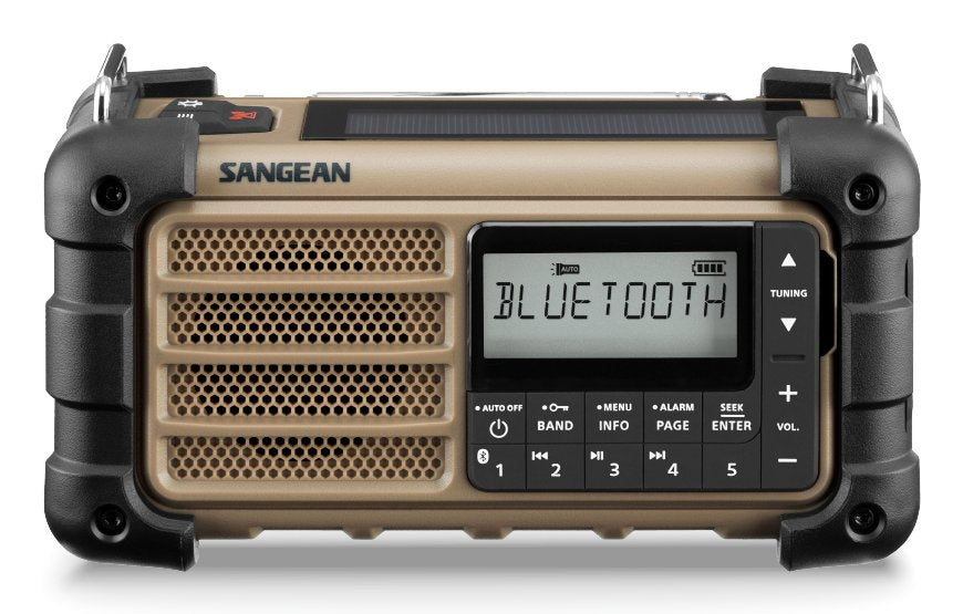 Radio Sangean Mmr-99 De Emergencia Con Sintonización Digital Naranja Desierto