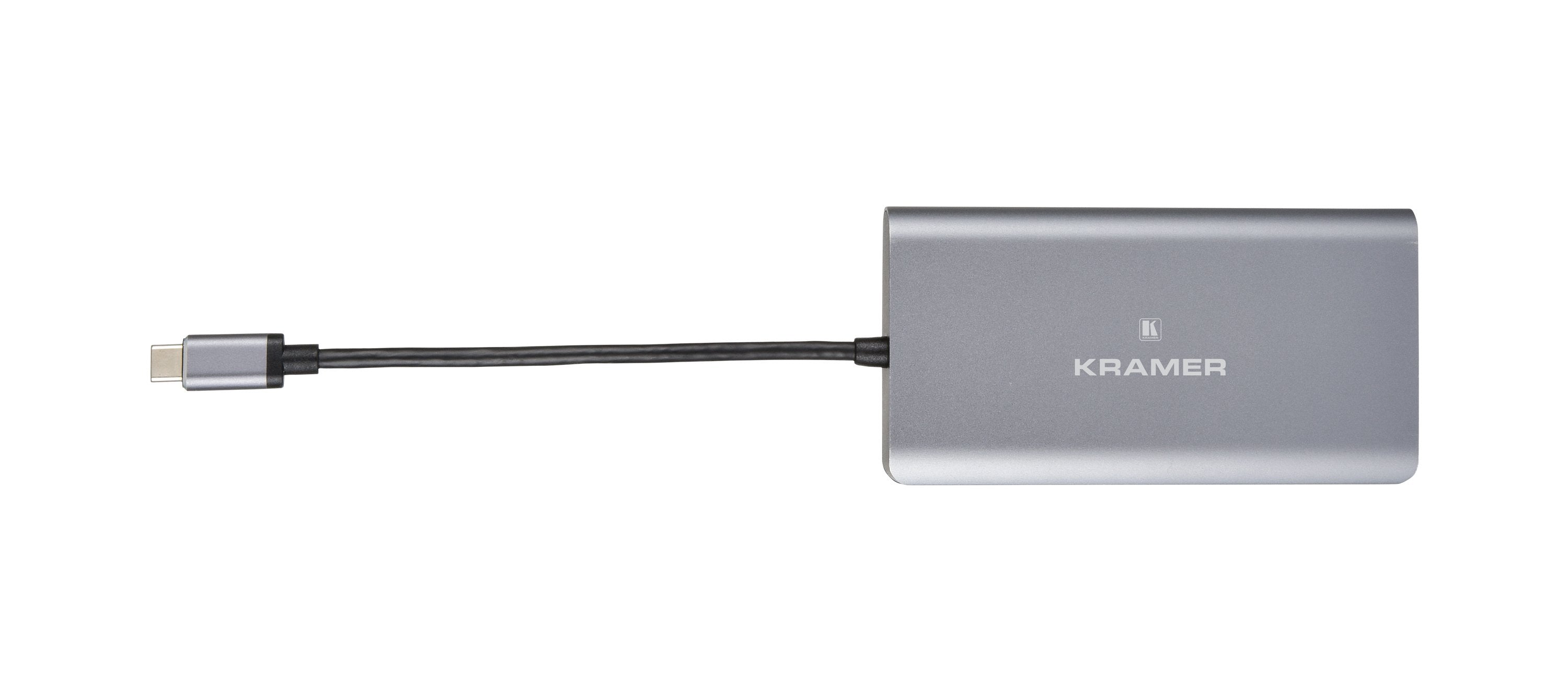 EAN 7291063092450 - Kramer Electronics KDock-3 Alámbrico USB 3.2 Gen 1 (3.1 Gen 1) Type-C Negro, Plata imagen 1