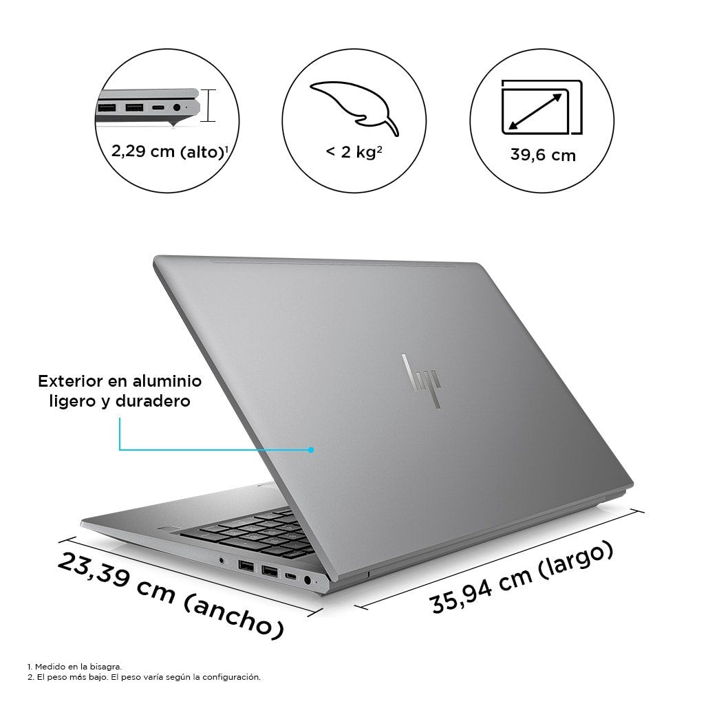 Hp Zbook Power 15.6 G10 15.6" I7-13700h 16gb 512gb Ssd Nvidia Rtx 2000 Ada Windows 11 Pro Plata