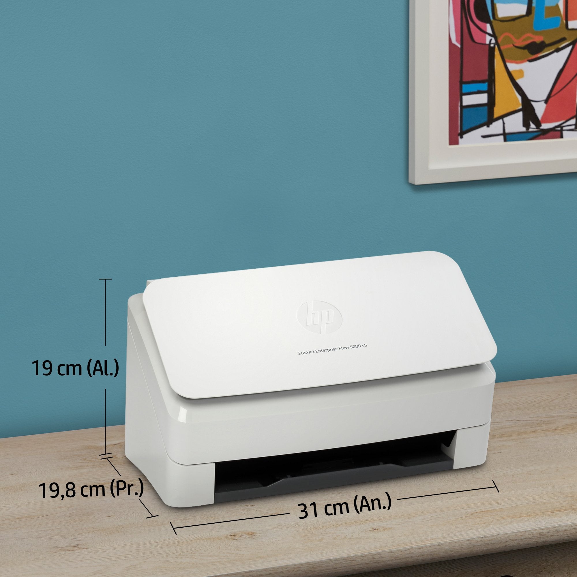 EAN 0193905029969 - HP ScanJet Enterprise Flow 5000 s5 Escáner alimentado con hojas 600 x 600 DPI A4 Blanco imagen 5