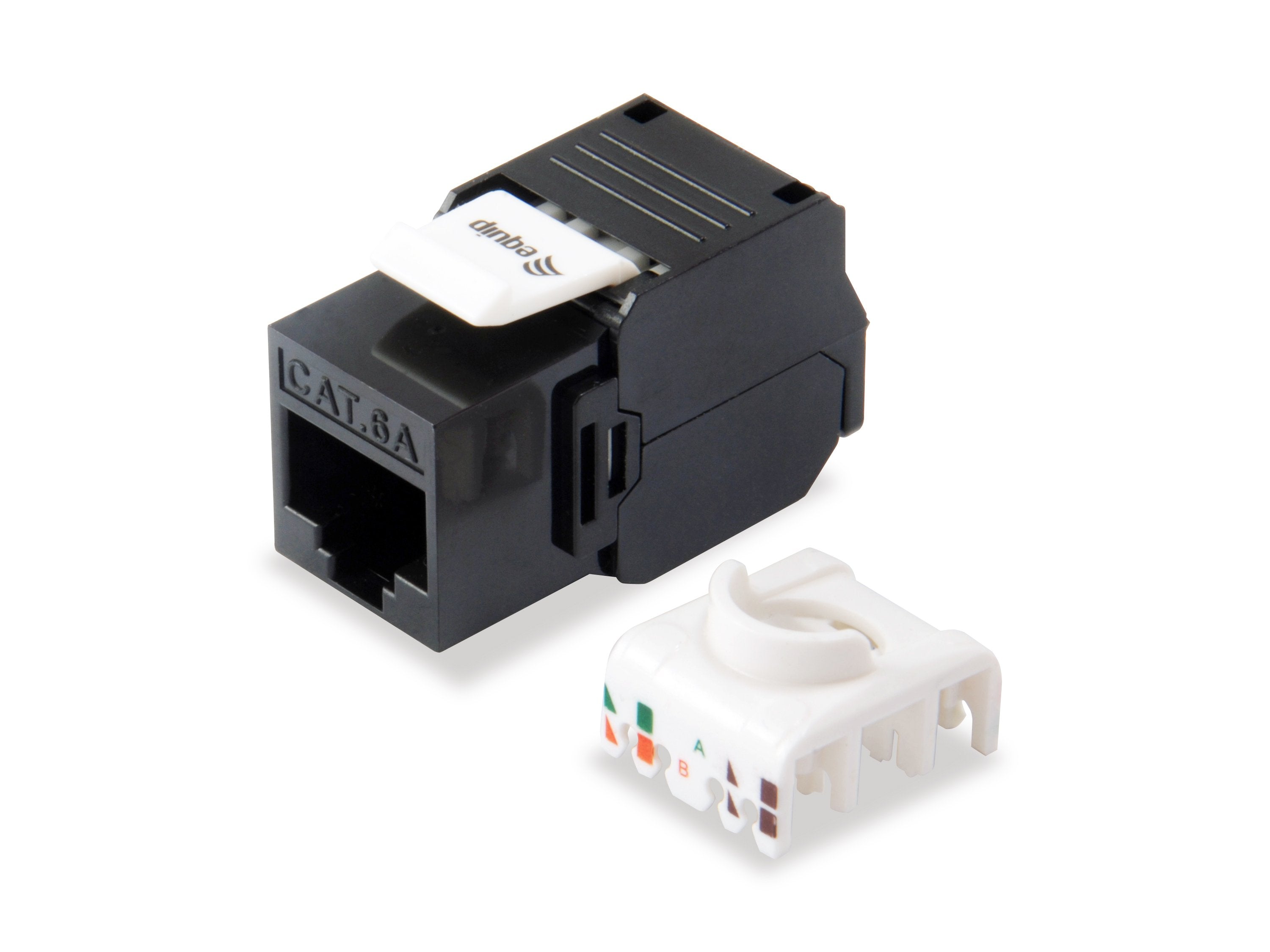 Equip Kit 8 Uds Conector Hembra Rj45 Utp Cat6a Panel Keystone Tool Free Ref- 769226