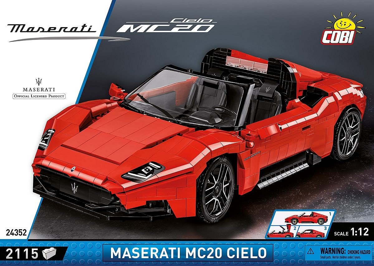 Cobi Maserati Mc 20 Cielo, Juguete De Construcción Cobi-24352