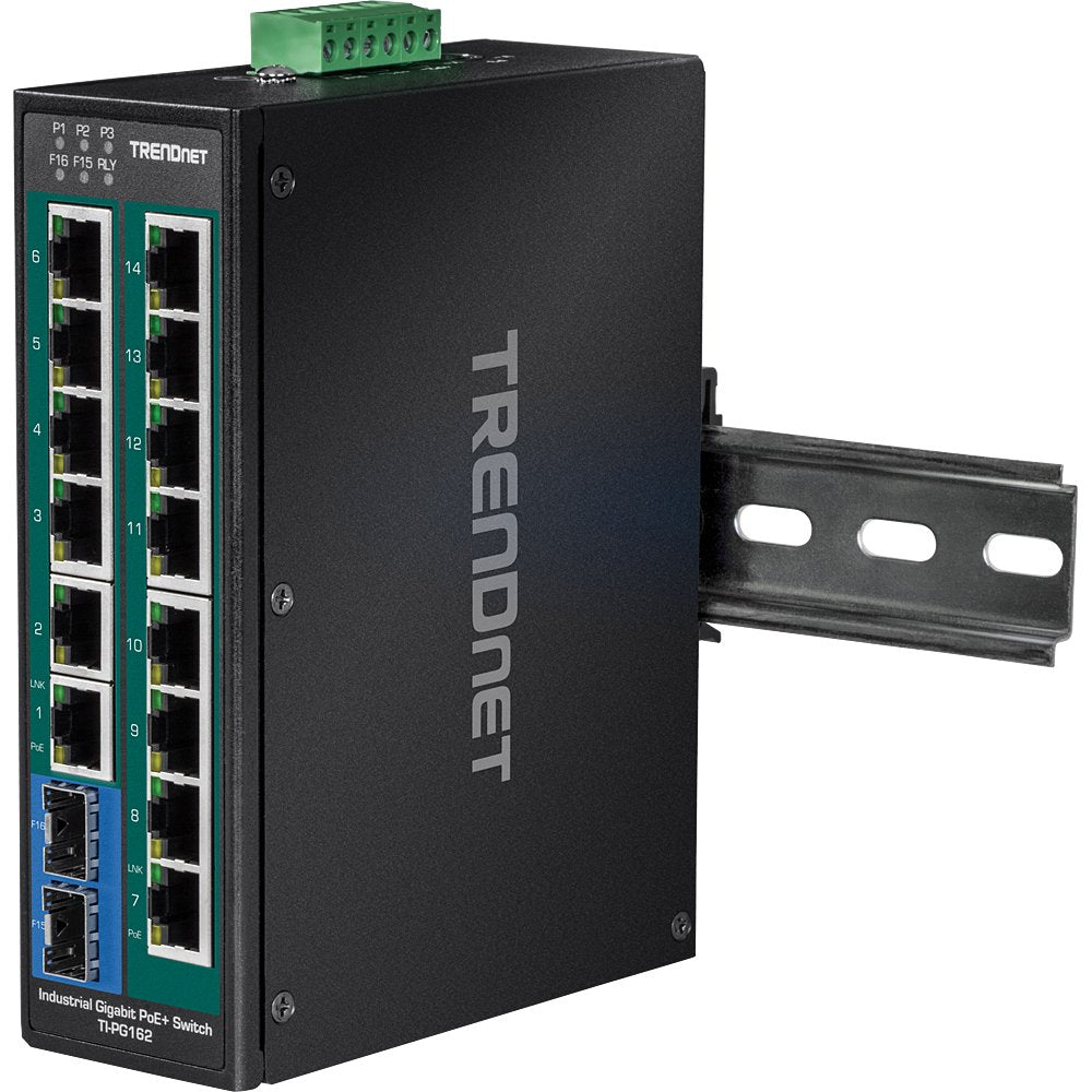 EAN 0710931161748 - Trendnet TI-PG162 switch No administrado Gigabit Ethernet (10/100/1000) Energía sobre Ethernet (PoE) Negr imagen 6