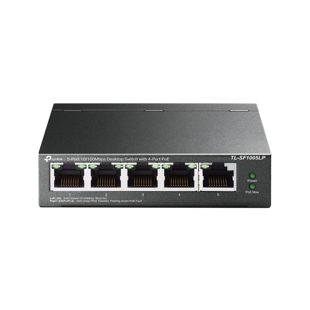 Switch No Gestionable Tp-Link Tl-Sf1005lp Sobremesa 10/100 4p Poe Total Poe 41w