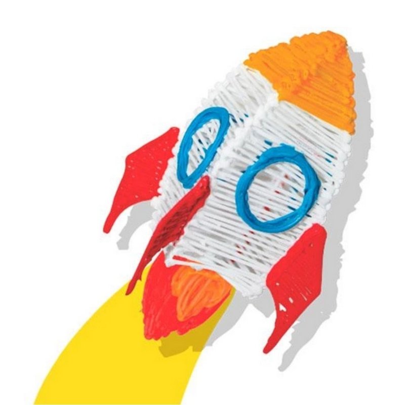 EAN 0817005024357 - 3Doodler Filament Start+ 250 neonrot neonorange neongruen neongelb neonpink\"\"Neon Plástico compostable imagen 3