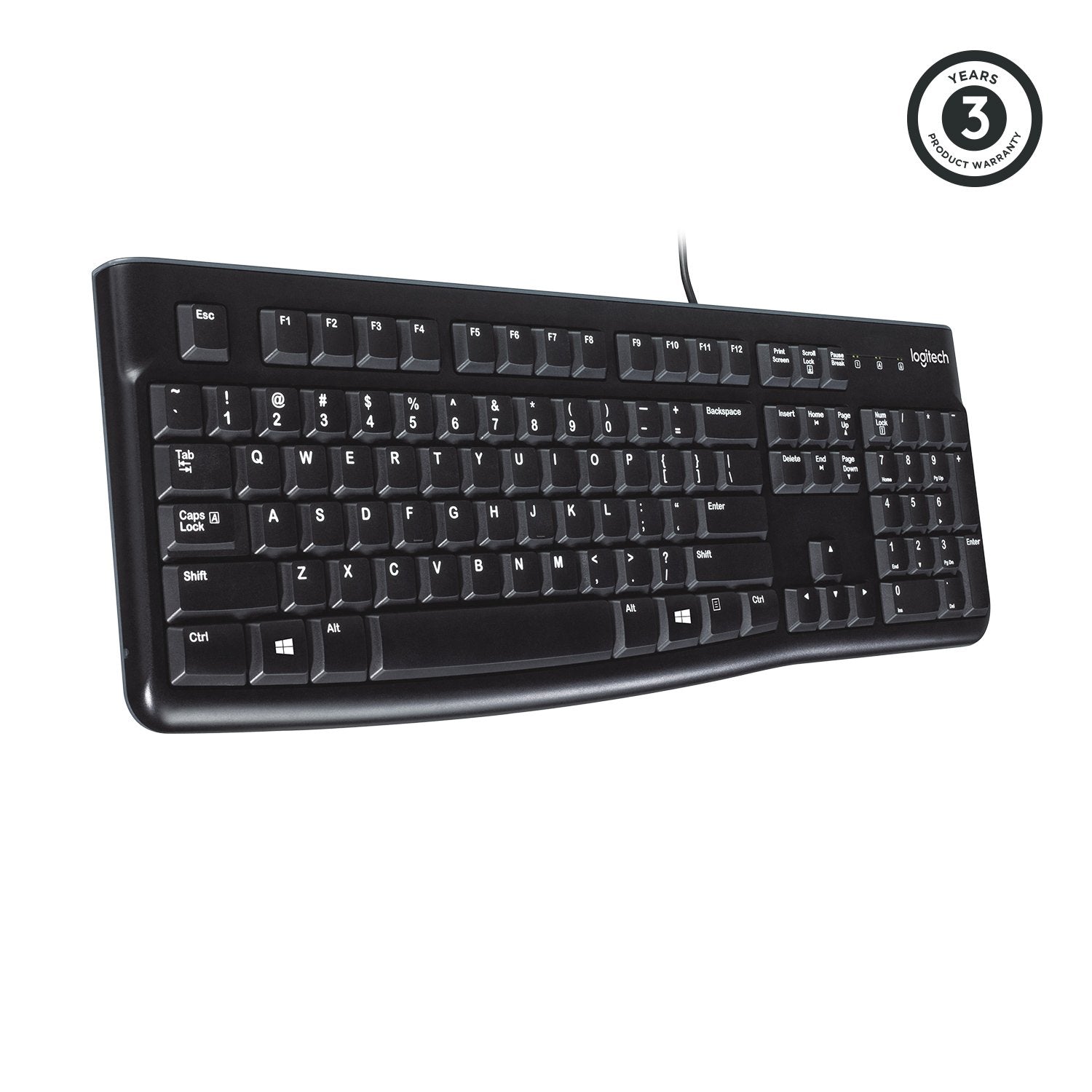 Teclado Logitech K120 Usb Negro Belga