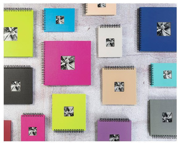 Hama Fine Art Spiralbound 24x17 50 Pages Apple-Green 94880