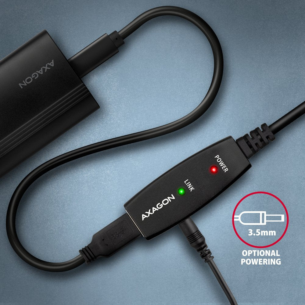 EAN 8595247902351 - Axagon ADR-220 USB 2.0 A-M -> A-F active extension/repeater cable 20m - Kabel - Digital/Daten cable USB U imagen 7