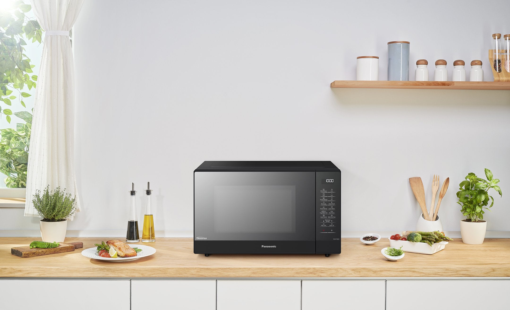 EAN 5025232893706 - Panasonic NN-GT46KB Negro Microondas con grill Encimera 31 L 1000 W imagen 4