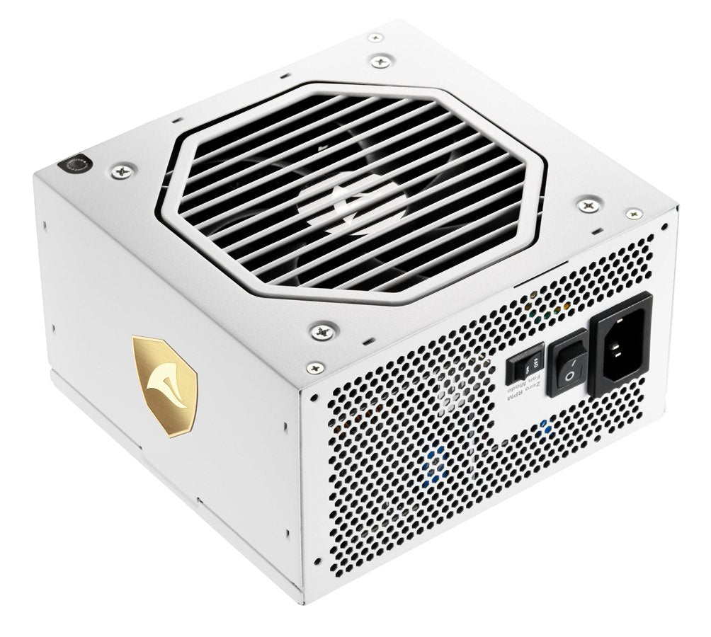 Fuente De Alimentación Sharkoon Rebel P20 1000 Blanco Para Pc Blanco, 1x Conexión De Alta Potencia De 12 Pines, 4x Pcie, Gestión De Cables, 1000 Vatios 4044951042425