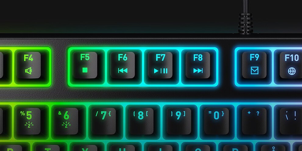 EAN 4025112119262 - CHERRY XTRFY K4V2 RGB TKL teclado Juego USB QWERTY Portugués Negro imagen 4