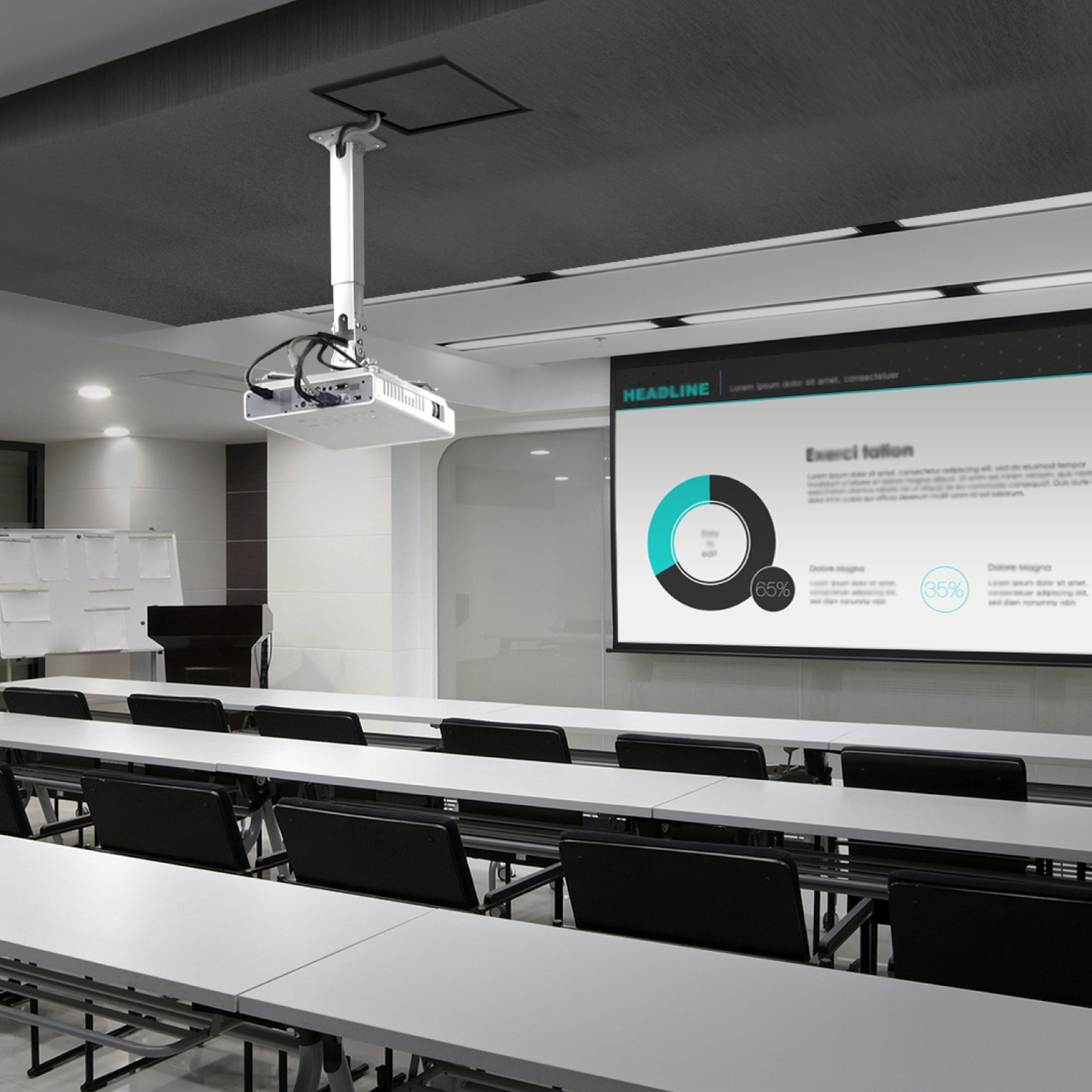 EAN 4603728440323 - ONKRON K5A-W montaje para projector Techo/pared Blanco imagen 2