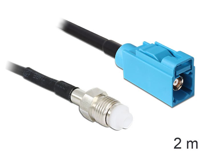 Delock Cable De Antena Fme Hembra > Fakra Z Hembra Rg-174 2 M