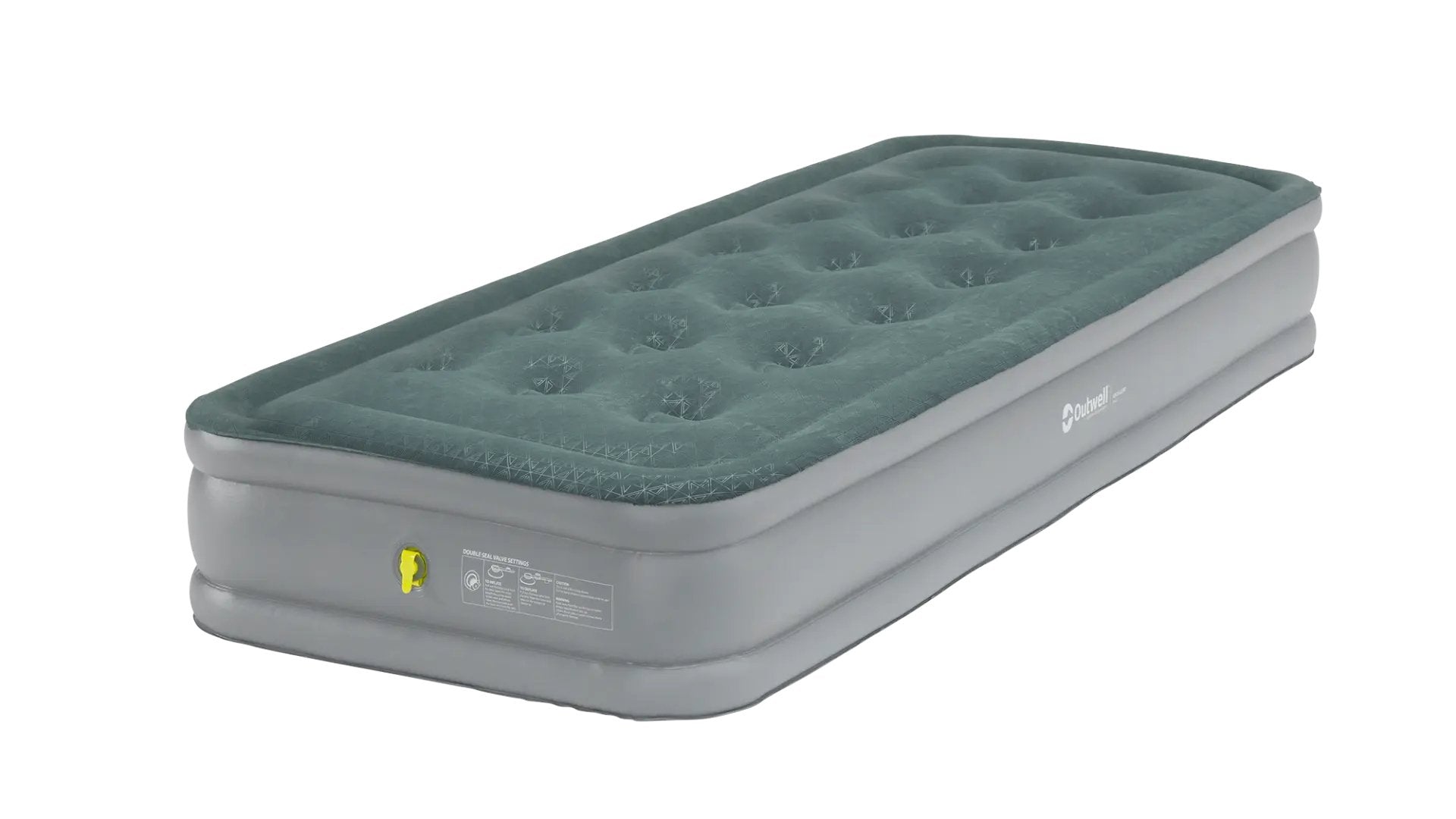 Outwell Excellent Single Airbed, 200x80x30 Cm, Dark Leaf And Grey