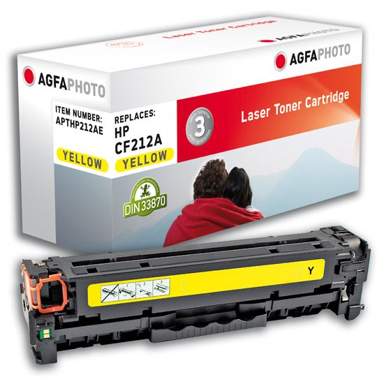 EAN 4250164833372 - AgfaPhoto APTHP212AE cartucho de tóner 1 pieza(s) Amarillo imagen 1