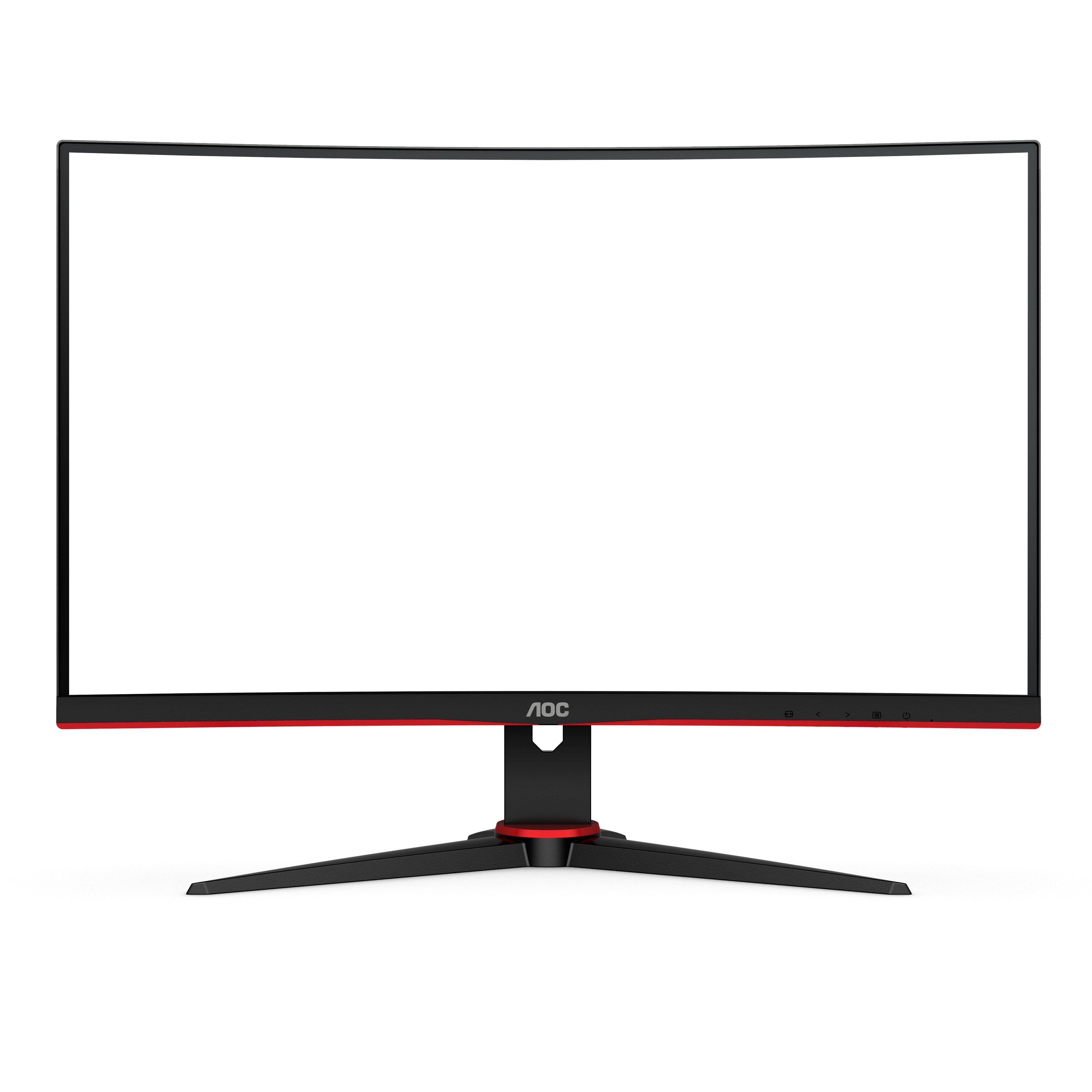 Monitor 27 Aoc Gaming Curvo Cq27g2se Qhd 2560x1440 165hz 2hdmi 1dp Negro-Red