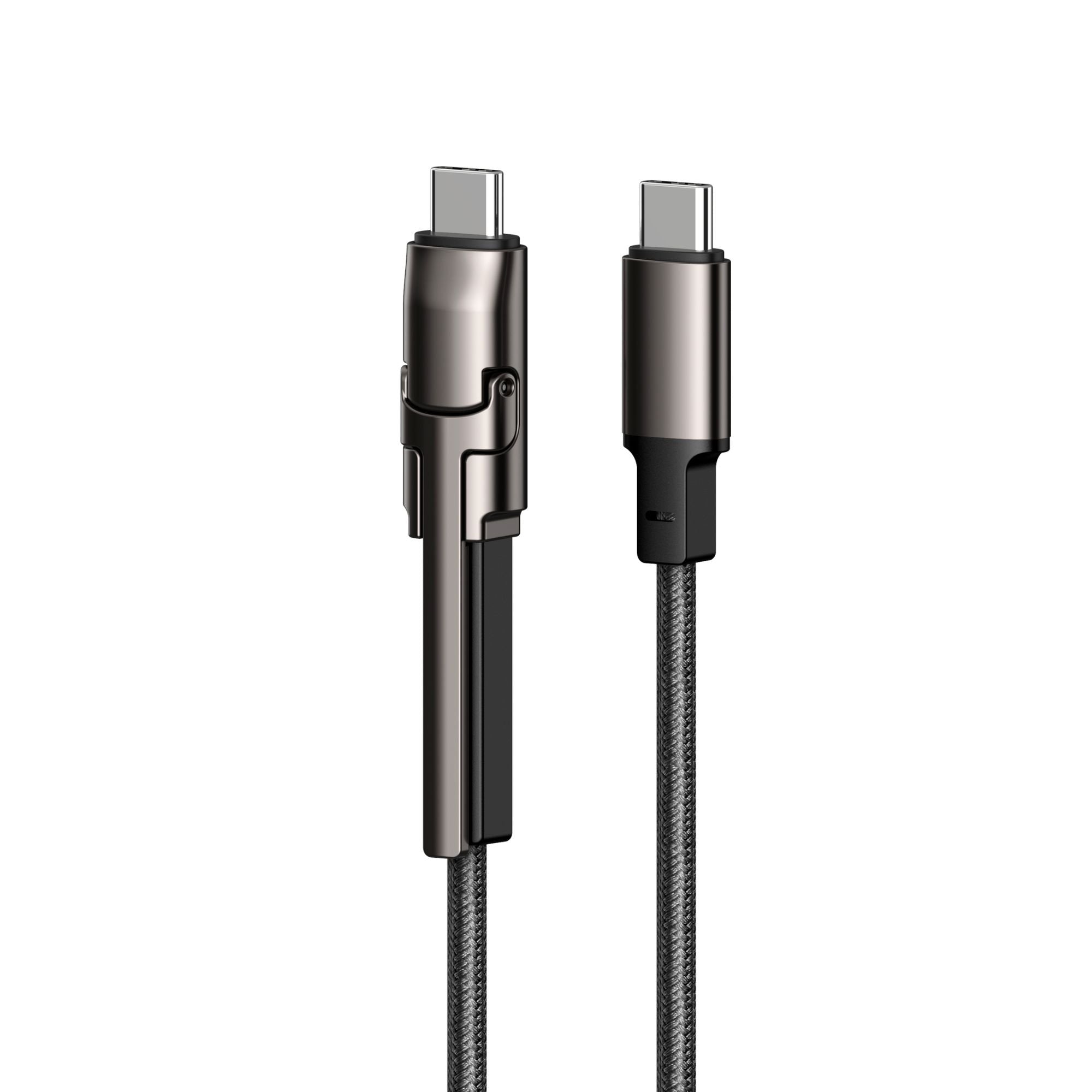 Cable Ultrarrápido Usb Tipo C A Usb Tipo C - 1 M · Negro